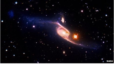 NGC 6872, the largest galaxy in the universe. (Photo: NASA) 