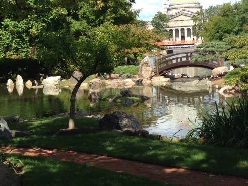 Osaka Gardens with the Museum of Science & Industry in the background. (Photo: Shala Howell)