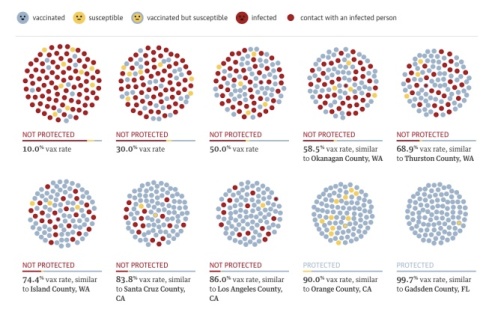 Measles outbreak chart (Source: The Guardian)