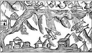 Rain of Fish by Olaus Magnus (Via Historical Mysteries)