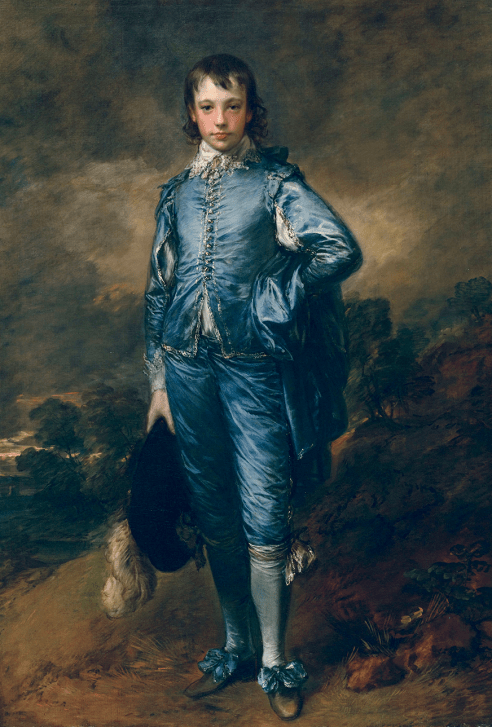 Thomas Gainsborough's The Blue Boy, painted in 1770.