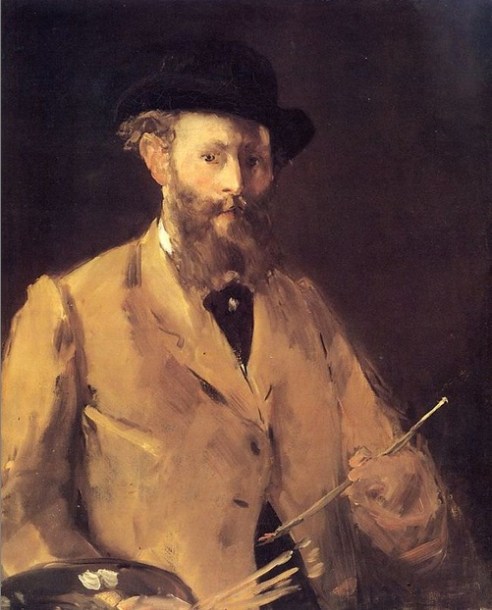 Self-Portrait with Palette by Edward Manet (1878)