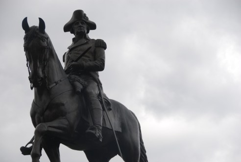 Statue of George Washington in the Boston Public Garden. (Photo: Michael Howell)