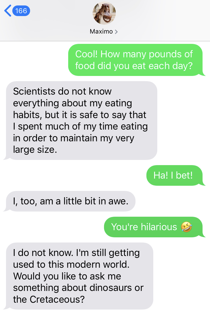 Text exchange between me and Maximo. Transcription follows in the main text.